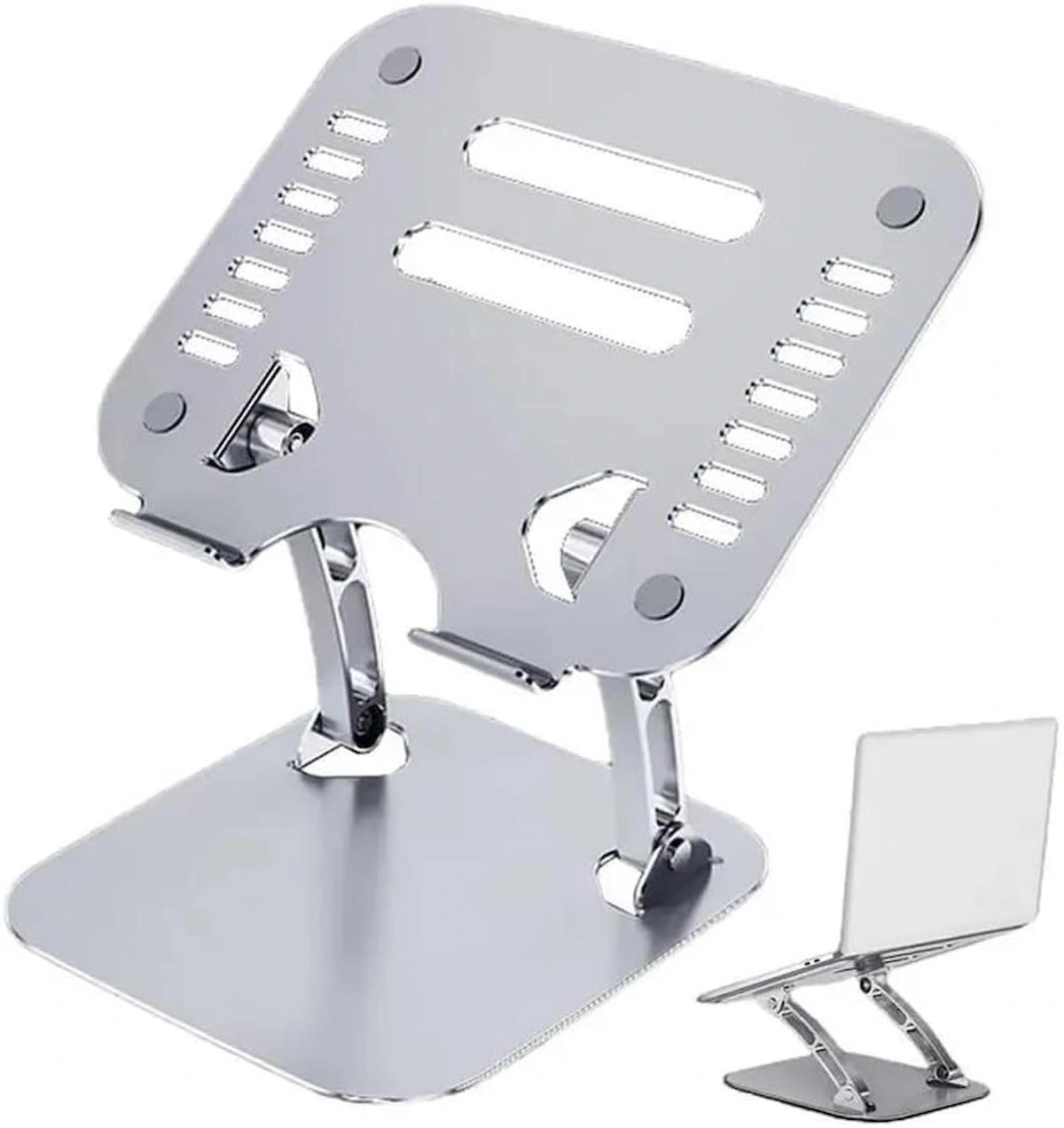 Coverzone Katlanabilir Ayarlanabilir Taşınabilir Ayaklı Laptop Standı