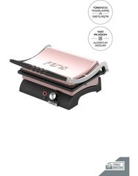 Feris FT3011 12 Dilim Döküm Rose Gold Tost Makinesi