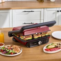 Karaca Gastro Grill Pro 6 Dilim Granit Çıkartılabilir Plaka Kırmızı Izgaralı Tost Makinesi