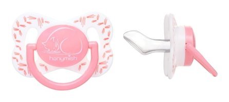 Hanymish Cute 0-6 Ay Yenidoğan Damaklı Emzik Pembe