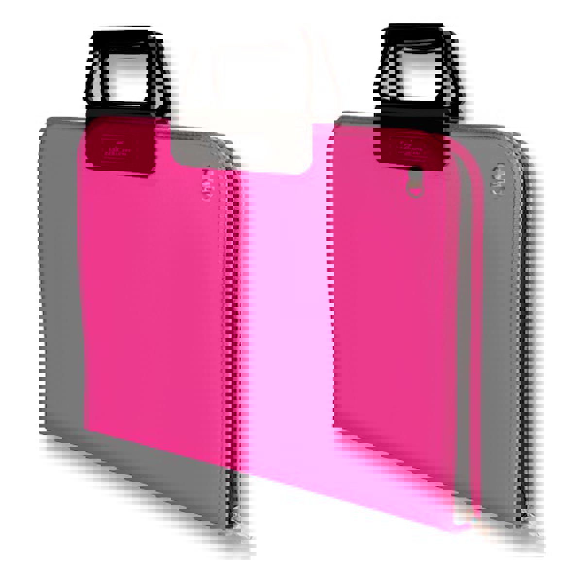 Faber-Castell Fermuarlı Pembe Plastik Resim Çantası 35x55 cm