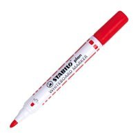 Stabilo 641/40 Tekli Doldurulabilir Silinebilir Kırmızı Tahta Kalemi