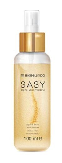 Biobellinda Sasy Çiçeksi Simli Kadın Vücut Spreyi 100 ml