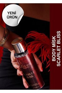 Jamed Beauty Carlet Bliss Meyvemsi Simli Kadın Vücut Spreyi 250 ml