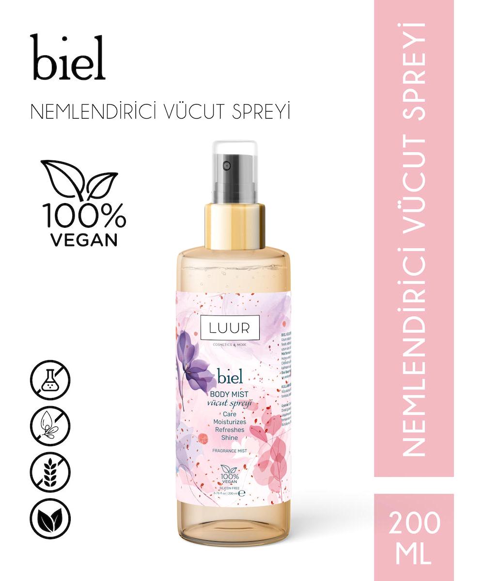 Luur Cosmetics & More Biel Çiçeksi Nemlendiricili Kadın Vücut Spreyi 200 ml