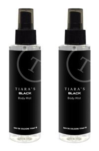 Tiara's Black For Men Meyvemsi Erkek Vücut Spreyi 2x150 ml