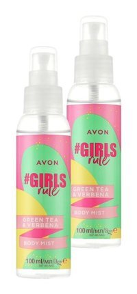 Avon Girls Rule Yeşil Çay Kadın Vücut Spreyi 2x100 ml