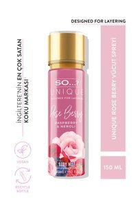 So...? Unique Rose Berry Meyvemsi Kadın Vücut Spreyi 150 ml