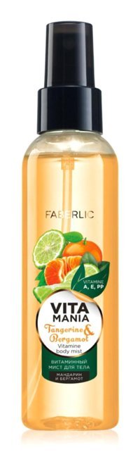 Faberlic Vitamania Mandalina Nemlendiricili Kadın Vücut Spreyi 120 ml