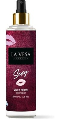 La Vesa Sexy Meyvemsi Simli Kadın Vücut Spreyi 200 ml