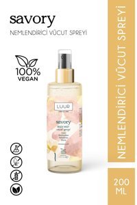 Luur Cosmetics & More Savory Fresh Hyalüronik Asit İçeren Nemlendiricili Kadın Vücut Spreyi 200 ml