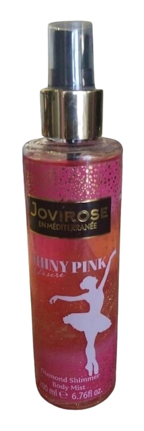 Jovirose Shiny Pink Desire Meyvemsi Simli Kadın Vücut Spreyi 200 ml