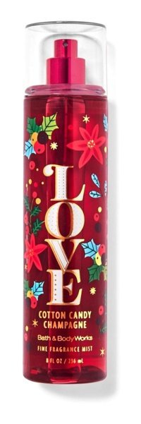 Bath & Body Works Love Cotton Candy Champagne Meyvemsi Kadın Vücut Spreyi 236 ml