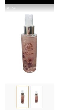 Lady Bella Blossom Çiçeksi Simli Kadın Vücut Spreyi 150 ml