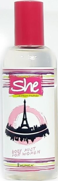 She Is From Paris Çiçeksi Kadın Vücut Spreyi 150 ml