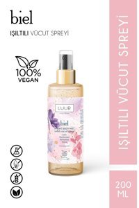 Luur Cosmetics & More Biel Meyvemsi Simli Nemlendiricili Kadın Vücut Spreyi 200 ml
