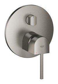 Grohe Plus 24093AL3 Krom Tekli Aç Kapa Ankastre Yuvarlak Banyo Bataryası Antrasit