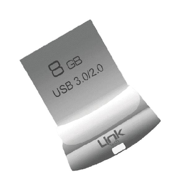 Linktech F308 Mini USB 3.0 Type A 8 GB Flash Bellek Gri
