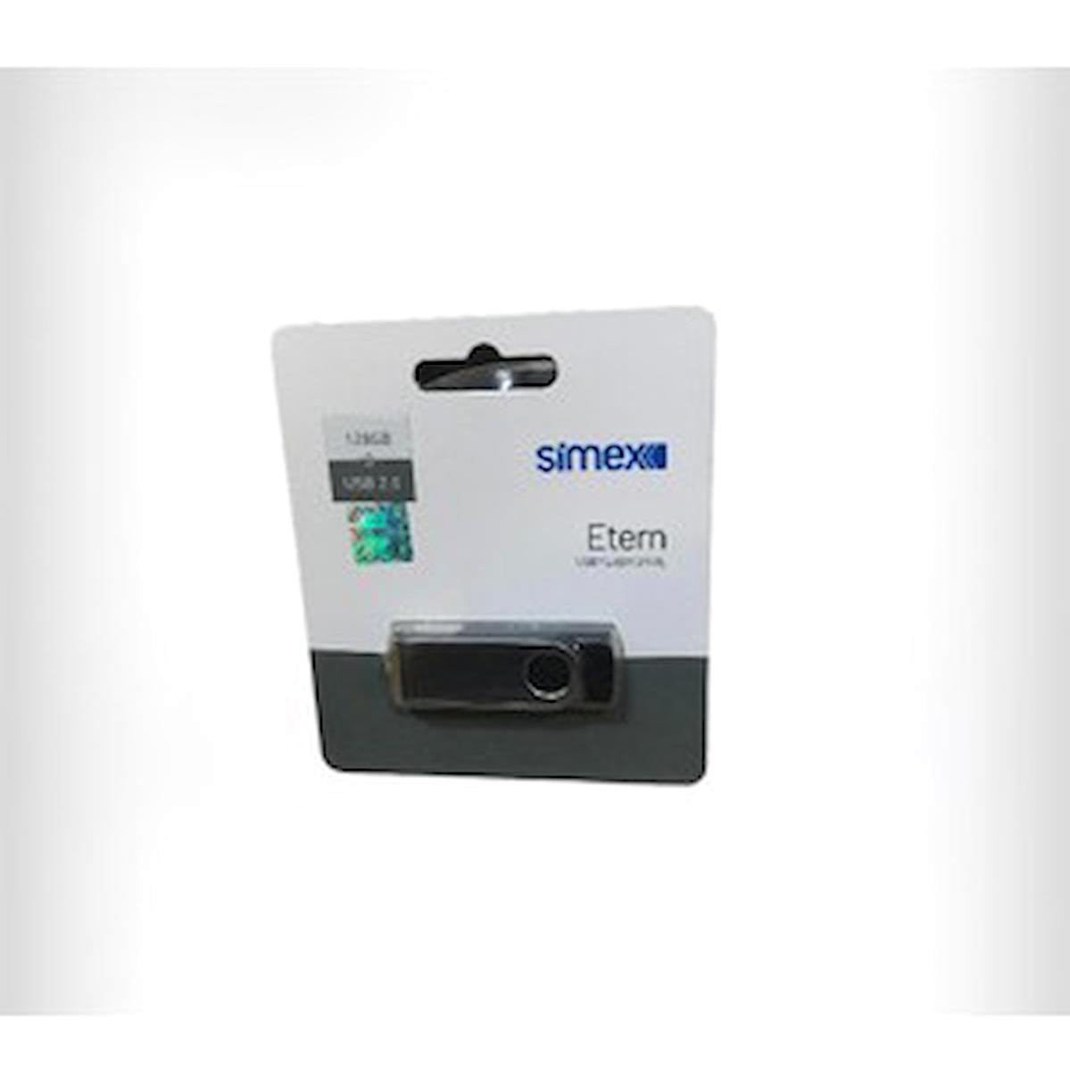 Simex SU-107 Etern USB 2.0 Type A 8 GB Flash Bellek Siyah