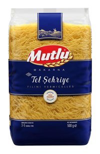 Mutlu Tel Şehriye Makarna 500 gr