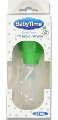 BabyTime BT192 Tirle Manuel Tekli Göğüs Pompası Yeşil