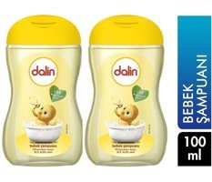 Dalin Konak Önleyici Göz Yakmayan Yenidoğan Hassas Ciltler İçin Bebek Şampuanı 2x100 ml