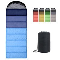 Outplea + 20 Derece Polyester 4 Mevsim Yürüyüş Tek Kişilik Yetişkin-Çocuk Uyku Tulumu Çok Renkli