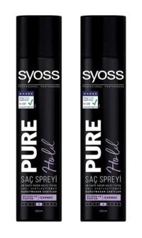 Syoss Pure Hold No: 5 Şekillendirici Islak Görünümlü Provitaminli Saç Spreyi 2x300 ml