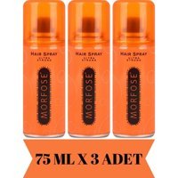 Morfose Sabitleyici Islak Görünümlü Provitaminli Ekstra Güçlü Saç Spreyi 3x75 ml