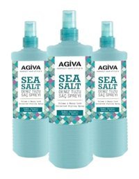 Agiva Şekillendirici Islak Görünümlü Deniz Tuzlu Güçlü Saç Spreyi 3x250 ml