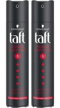 Schwarzkopf Taft Power Caffeine Sabitleyici Islak Görünümlü Provitaminli Güçlü Saç Spreyi 2x250 ml