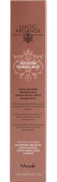 Nook Discipline Thermal Milk Isıdan Koruyucu Islak Görünümlü Argan Yağlı Hafif Saç Spreyi 150 ml