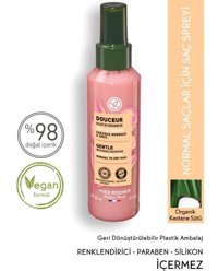 Yves Rocher Douceur Besleyici Islak Görünümlü Kestane Sütlü Hafif Saç Spreyi 150 ml