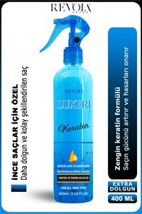 Revola Isıdan Koruyucu Islak Görünümlü Keratinli Ekstra Güçlü Fön Suyu 400 ml