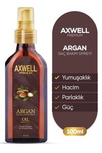 Axwell Premium Şekillendirici Islak Görünümlü Argan Yağlı Güçlü Saç Spreyi 100 ml