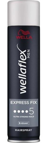 Wella Men Express Fix Ekspres Sabitleyici Islak Görünümlü Provitaminli Güçlü Saç Spreyi 250 ml