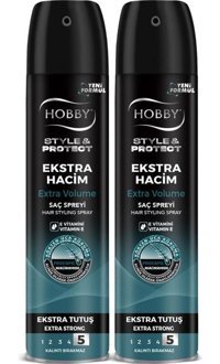 Hobby S&P Şekillendirici Islak Görünümlü E Vitaminli Ekstra Güçlü Saç Spreyi 2x250 ml