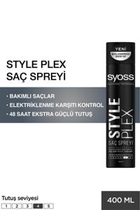 Syoss Style Plex No: 4 Şekillendirici Islak Görünümlü Provitaminli Saç Spreyi 400 ml