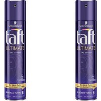 Schwarzkopf Taft Ultimate Sabitleyici Islak Görünümlü Provitaminli Güçlü Saç Spreyi 2x250 ml