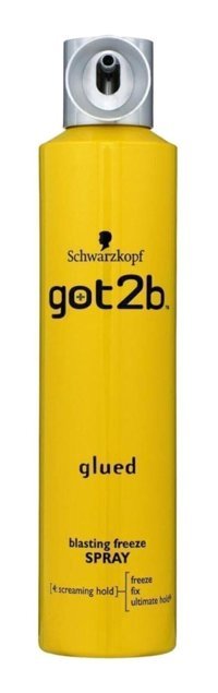 Schwarzkopf Got2B - Glued Blasting Freeze Şekillendirici Islak Görünümlü Keratinli Güçlü Saç Spreyi 300 ml