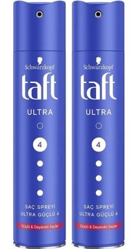 Schwarzkopf Taft Ultra Sabitleyici Islak Görünümlü Provitaminli Ekstra Güçlü Saç Spreyi 2x250 ml