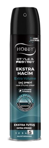 Hobby S&P Şekillendirici Islak Görünümlü E Vitaminli Ekstra Güçlü Saç Spreyi 250 ml
