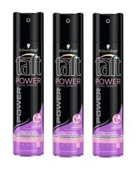 Schwarzkopf Taft Power No: 5 Sabitleyici Islak Görünümlü Provitaminli Saç Spreyi 3x250 ml
