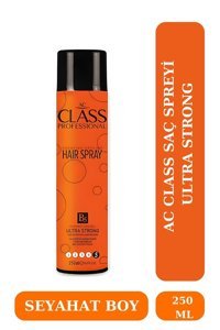 Ac Class Turuncu Sabitleyici Islak Görünümlü C-E Vitaminli Ekstra Güçlü Saç Spreyi 250 ml