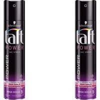 Schwarzkopf Taft Power Sabitleyici Islak Görünümlü Provitaminli Güçlü Saç Spreyi 2x250 ml