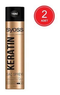 Syoss Şekillendirici Islak Görünümlü Keratinli Ekstra Güçlü Saç Spreyi 2x400 ml