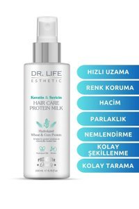 Dr. Life Esthetic Protein Milk Besleyici Islak Görünümlü Keratinli Güçlü Saç Spreyi 200 ml