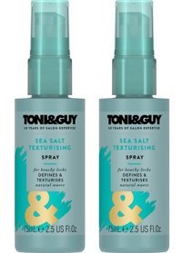 Toni & Guy Texturising Şekillendirici Islak Görünümlü Deniz Tuzlu Hafif Saç Spreyi 2x75 ml
