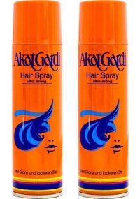 Akat Gardi Turuncu Şekillendirici Islak Görünümlü Keratinli Güçlü Saç Spreyi 2x180 ml