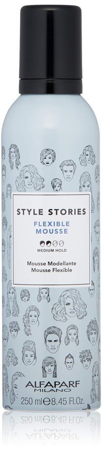 Alfaparf Milano Tyle Stories Flexible Mousse Şekillendirici Islak Görünümlü Keratinli Orta Saç Spreyi 250 ml
